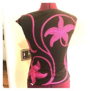 Hand embroidered shirt